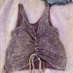 multi colored crop top!